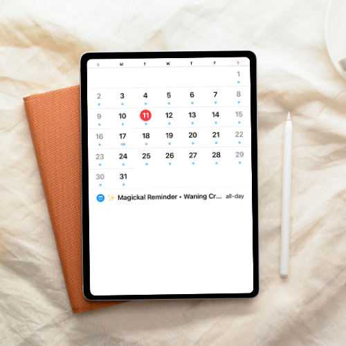 Magickal Reminders: The Living Almanac Digital Calendar Demo